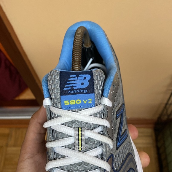 New Balance 580 V2 Running Sneakers “Grey Blue White” - Picture 16 of 17